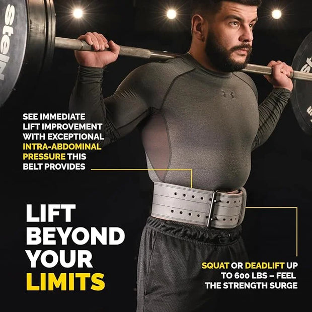 5mm Premium Weight Lifting Belt - 100% Genuine - Product Image