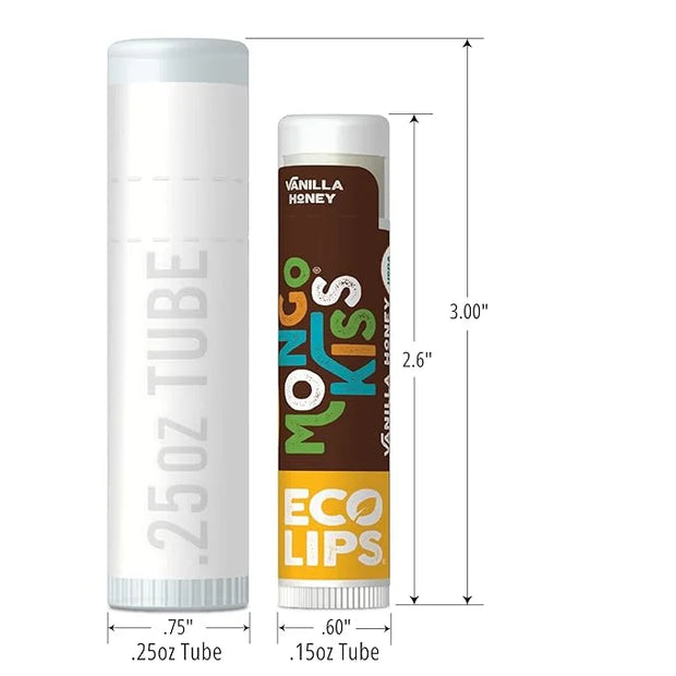 Mongo Kiss USDA Organic Lip Balm Set 8-pack (0.15 oz. each) with Mongongo Oil & Cocoa Butter to Moisturize Chapped Lips | ...