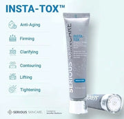 INSTA-TOX Facial Firming Wrinkle Smoothing Serum & Reverse Lift Firming Eye Cream Set - Tightener for Lines, Deep Wrinkles...