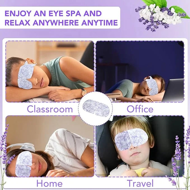 XPCARE 48 Pack Steam Eye Masks for Dry Eyes, Self Heated Steam Warm Eye Mask, Disposable Heated Eye Mask for Dark Circles,...