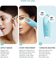FOREO IRIS Eye Massager Dark Circle Remover & Eyebag Remover Eye Depuffer Anti Aging Increases Absorption of Eye Mask Esse...