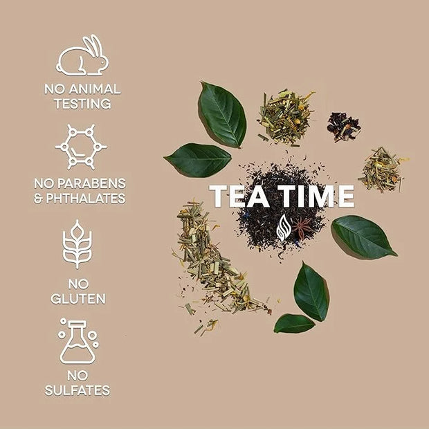 Earth To Skin Tea Time Chamomile Eye Cream – Hydrating & Soothing Eye Treatment with Vitamin E, Vitamin C & Jojoba Oil – 0...