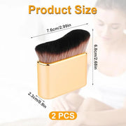 2pcs Self Tanning Brushes, Soft Bristles Body Makeup Brush Liquid Foundation Self Tan Blending Brush Tanning Brush Applica...