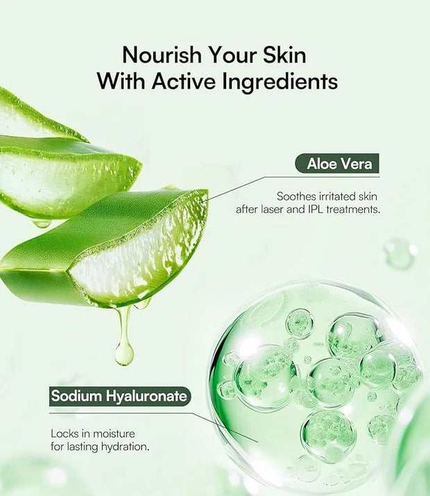 Micro-current Conductive Gel for Korean Skin Care Machines & Face Massagers – Hydrating Gel Primer with Hyaluronic Acid Fa...