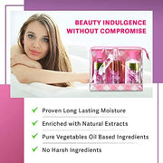 Bath & Body Care Travel Set Pea Flower Scent Home Spa Set with Body Lotion, Shower Gel and Fragrance Mist - Product Image