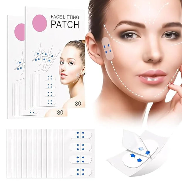 Kaely 160 Pcs Instant Face Lift Tape,Antiaging Body Shaping Tape,Neck Lifting Tape for Saggy Skin,Facelift Tape and Bands ...