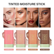 Cream Bronzer Stick,Contour Stick Facial Contouring Stick,Long Lasting Highlighter Waterproof Highlight Makeup,Buildable S...