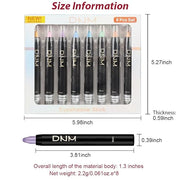 Kaely 8Pcs Cream Eyeshadow Stick Set for Older Women, Desert Mocha Beige Gold Light Purple Pink Sky Dazzling Blue Geen, Ma...