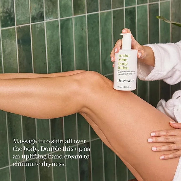 THISWORKS In The Zone Body Lotion, Natural Therapeutic Lotion, 300ml, 10.1 fl. oz - Product Image