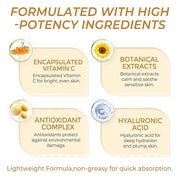 Deep Vitamin C Golden Capsule Hydrating Face Moisturizer, Antioxidant Protection, Lightweight Daily Skincare - Product Image
