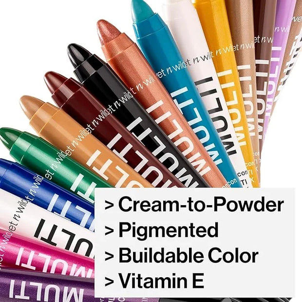 wet n wild Color Icon Cream Eyeliner Eyeshadow Multi-Stick, Moisturizing, Nourishing Velvety Cream-to-Powder Buildable & B...