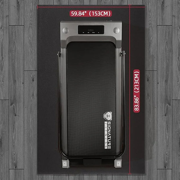 High Density Home Gym Treadmill Exercise Bike Equipment Mat 1/4" Thick, - Product Image