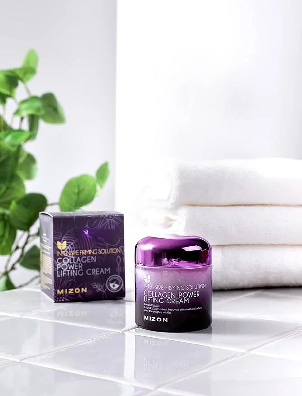 MIZON Collagen Line Collagen Power Firming Eye Cream 25ml + Collagen lifting cream 75ml, Collagen, Wrinkle Care, Moisture,...