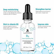 Hydrating Vitamin B5 Gel Skin Moisture-Enhancing Gel, Hyalu B5 Pure Hyaluronic Acid Serum for Face, with Vitamin B5, Anti-...