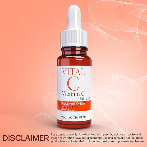 Vital C Vitamin C Serum for Eyes | Light Moisturizer | Skin Firming | Boosts Collagen | Vitamin C Skin Care Super Anti Oxi...