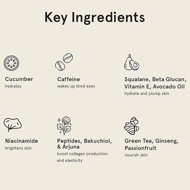 Under Eye Cream for Dark Circles and Puffiness | SMOOTH CRIMINAL Age Defying Niacinamide and Caffeine Eye Cream for Puffy ...