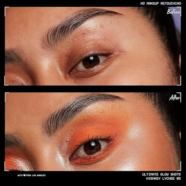NYX PROFESSIONAL MAKEUP Ultimate Glow Shots, Liquid Eyeshadow, Long-Lasting Shimmer Eye Shadow with Vitamin C - Highkey Ly...
