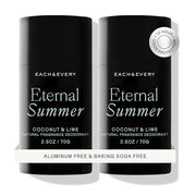 Each & Every Aluminum Free Deodorant for Men & Women, Coconut & Lime - All Natural Deodorant for Sensitive Skin, EWG Verif...