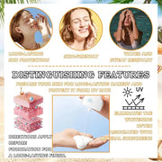 Hydrating Face Sunscreen,Tinted Moisturizer with SPF50 PA+,Lightweight Facial Sunscreen Long Lasting Sunblock,Soft Cream T...