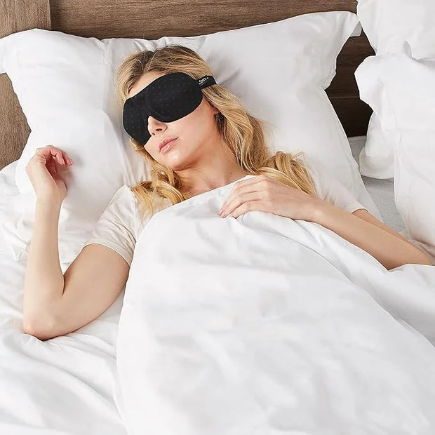 Bucky 40 Blinks No Pressure Beauty & Travel Eye Masks, Gray Dots - Product Image