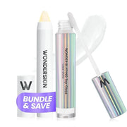 Wonderskin Top Gloss Clear Shine and Wonder Blading Lip Scrub Set - Product Image