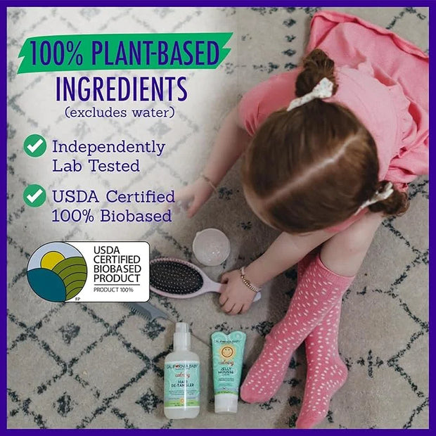 California Baby Calming Hair Gel for Kids | 100% Plant-Based Baby Hair Gel | Medium-Hold | Lavender Scent | Hypoallergenic...