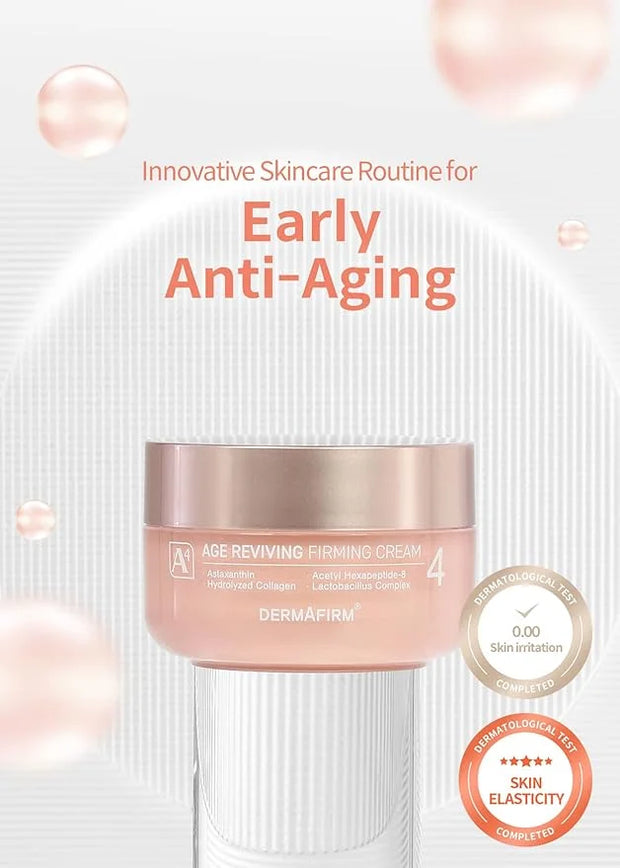 Dermafirm Age Reviving Firming Cream Facial Moisturizer A4 | Hydrating Face Moisturizer for Pore Firming & Skin Elasticity...
