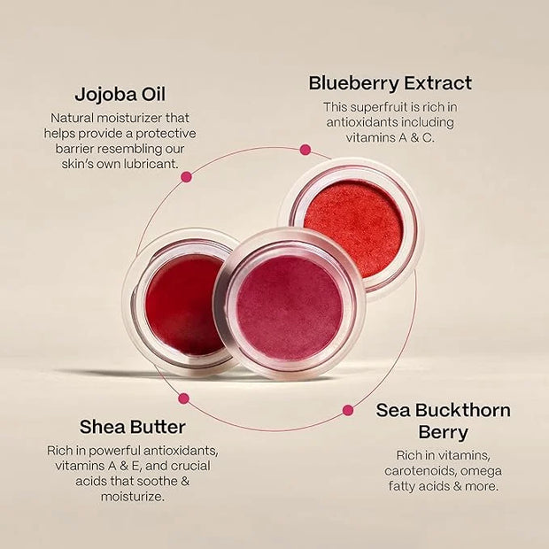 Mad Hippie Cheek & Lip Tint, Poppy – Balm & Blush for Cheeks and Lips, Makeup Kit Essentials, Travel-Size, Vegan & Cruelty...
