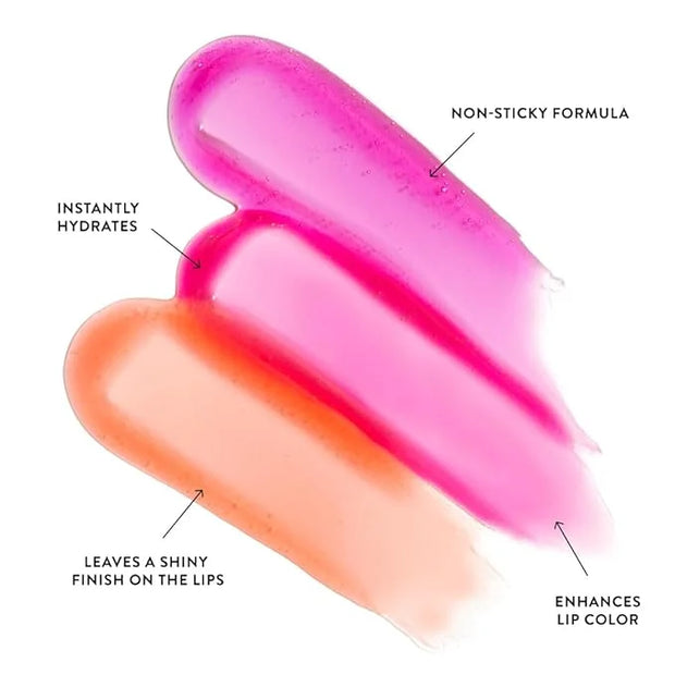 Dreamy Gleamy Tinted Lip Oil, Moisturizing, Shiny, Cruelty-Free, Vegan, Hydrating, Non-Sticky Tinted Lip Gloss, 5ml (Read ...