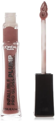 L'Oreal Paris Infallible Pro Gloss Plump Lip Gloss with Hyaluronic Acid, Long Lasting Plumping Shine, Lips Look Instantly ...