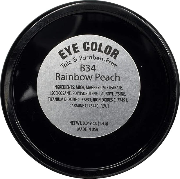 Rainbow Peach Matte Bronze Terracotta Pink Brown Pressed Powder Single Vegan Eyeshadow; Talc, Paraben & Cruelty Free - Pro...
