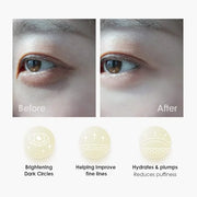 Sweet Dreams Collagen Glow Gold Eye Masks under eye patches for puffy eyes + Sweet Dreams Vanilla Lip Mask - Product Image