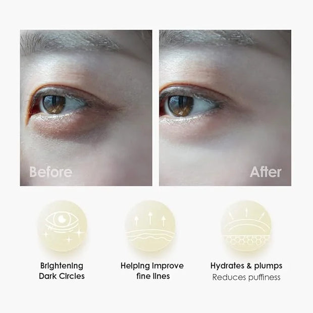 Sweet Dreams Collagen Glow Gold Eye Masks under eye patches for puffy eyes + Sweet Dreams Vanilla Lip Mask - Product Image