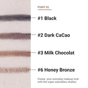 ETUDE Proof 10 Gel Pencil Liner 0.3g (#1 Black) | Creamy Gel Texture Eyeliner with Wearable Shades to Create Precise Line ...