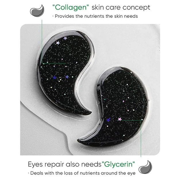 Eye Mask, Under Eye Patches 30 Pairs- Dark Circles, Puffy Eyes Treatments–Reduce Wrinkles and Fine Lines, Hydrating and An...