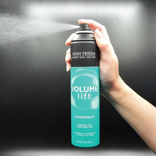 John Frieda Volume Lift Hairspray, Volumizing Hairspray with Air-Silk Technology for Fine or Flat Hair, Adds Body, Long-La...