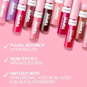 COVERGIRL Clean Fresh Yummy Lip Gloss, Sunrise Blush, Hydrating, Non-Sticky, Hyaluronic Acid, Glassy Shine, 0.33oz - Produ...