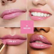 Oulac Moisturizing Shine Lipstick For Women Christmas Set 2PCS, 2 in 1 Tinted Lip Balm for Winter, Hydrated Juicy and Glos...