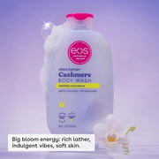 eos Shea Better Cashmere Body Wash, Vanilla Cashmere, Moisturizing and Nourishing, pH Balanced Creamy Gel Formula, Paraben...