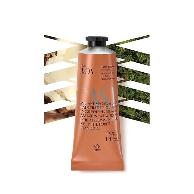 natura - Ekos Castanha (Brazil Nut) Hand Cream - Anti-Dryness Hand Balm - 24-Hour Deep Hydration Skin Moisturizer - Vegan ...
