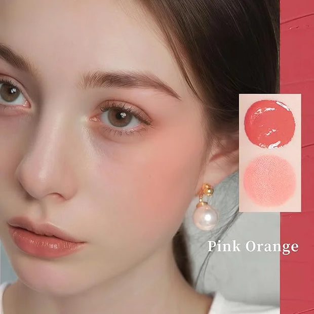 BLUE LOVE Cushion Liquid Blush - Silky Cheek Tint with Mirror, Natural Enhancer for a Radiant Finish, Contours & Highlight...