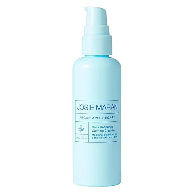 Josie Maran Argan Apothecary Daily Response Calming Facial Cleanser - Gentle Exfoliating Face Wash for Pores & Sensitive S...