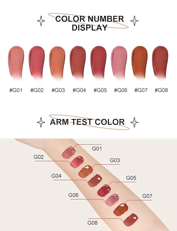 INTO YOU Lip Gloss, Lip Stain Long Lasting, Lip Tint, Lip Plumper Gloss, Glitter Lip Gloss, Liquid Lipstick, Lip Oil, Vivi...