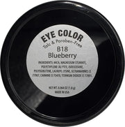 Blueberry Shimmering Violet Purple Blue Pressed Powder Single Eyeshadow; Talc, Paraben & Cruelty Free - Product Image