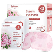 30Packs Steam Eye Mask, Heated Eye Mask Warm Compress for Eyes, Self Heating Warm Eye Masks Disposable Steam Mask for Home...