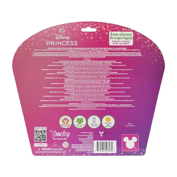 Disney Princess 12 Piece Plant Based Lip Gloss, Girls Party Favors, First Makeup Set for Girl, Perfect for Parties, Sleepo...