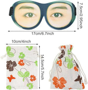 Honbay 3D Funny Eyeshade Soft Sleep Eye Mask with Adjustable Head Strap for Travel, Game, Party, Rest, Sleeping (Girl) - P...