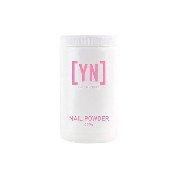 Young Nails Acrylic Cover Powder - Self-Leveling Acrylic Nail Powder, Clear Nude Pink White Acrylic Powder for Nail Extens...