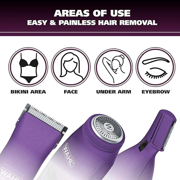 Wahl Pure Confidence Rechargeable Electric Trimmer, Shaver, & Detailer for Smooth Shaving & Trimming of The Face, Underarm...