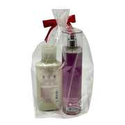 Bath & Body Works WINTERBERRY WONDER 2pc bundle - Fine Fragrace Mist & Body Lotion - Gift set with a Red Bow for Holidays ...